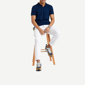 เสื้อโปโลผ้ารักษ์โลกสำหรับผู้ชาย ทรงทันสมัย ปกเสื้อแบบปกเชิ้ต รับปักโลโก้ตามสั่ง - Product Image 5