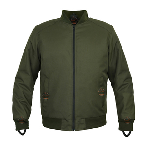 Blouson de moto en Cordura vert olive pour homme, manches longues, imperméable, veste de motard - Product Image 3