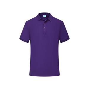 Polo en coton CVC 200g unisexe à manches courtes, col rabattu, ourlet fendu, prix usine Chine Bangladesh, pour vêtements de travail - Product Image 5
