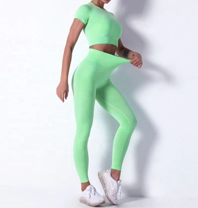 Conjunto de 2 piezas de Yoga para mujer, chaleco, traje de Yoga - Product Image 1