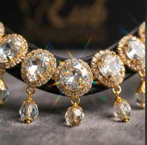 Cinturón de frente para caballo de cristal con diamantes de imitación, accesorios personalizados con logo, aparejos cómodos de cuero, modelo internacional 7860B - Product Image 5