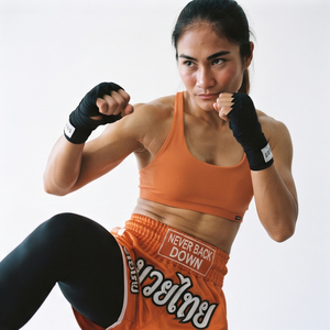 กางเกงมวยไทยพิมพ์ลายเองสำหรับผู้ชายและผู้หญิง กางเกงสำหรับต่อสู้ กางเกงมวยไทยสำหรับผู้ชายและผู้หญิง - Product Image 3