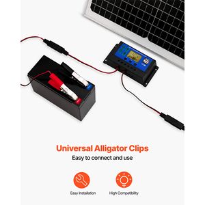 Caricabatterie Solare Intelligente 30W 12V con Regolatore MPPT per Sistemi di Energia Solare e Mantenimento della Carica delle Batterie - Product Image 5