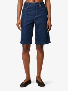 กางเกงยีนส์ขาสั้นเอวกลางทรงลำลองแบบยูนิเซ็กซ์ ผ้าเดนิมคุณภาพสูง บริการ OEM ปรับแต่งได้ แฟชั่นฤดูร้อน กระโปรงยีนส์สั้นทันสมัย - Product Image 3