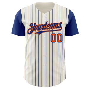 Camiseta de Béisbol de Manga Corta de Verano, Sublimada con Nombre de Equipo Personalizado OEM, Impresa por Transferencia de Calor, Transpirable, 100% Poliéster - Product Image 6