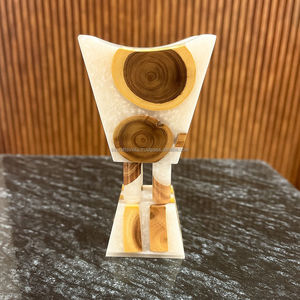 Quemador Bakhoor de madera de resina hecho a mano, una mezcla perfecta de artesanía natural y felicidad aromática de la India - Product Image 3