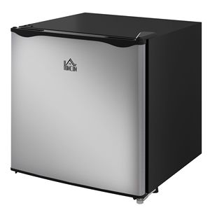 Compact <b>Silver</b> Mini Upright <b>Freezer</b> 1.1 Cu.Ft Class a Energy Efficient Swing Door Design Removable Shelves for Household Use - Product Image 1