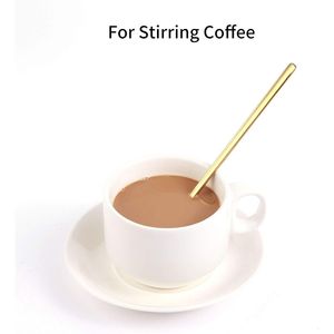 4 cucchiai in acciaio inossidabile dorato con manico lungo da 6,7 pollici per mescolare tè freddo, caffè espresso - Product Image 3