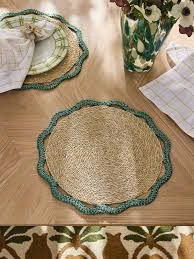 Natural Handwoven Seagrass Placemat Round Table Mat Eco Friendly Dining <b>Kitchen</b> <b>Decoration</b> - Product Image 5