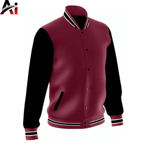 Chaqueta Varsity Letterman OEM de Fábrica para Hombre, Chaqueta de Moda Urbana de Béisbol Personalizada, Chaqueta de Mezcla de Lana - Product Image 4