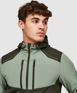 Nouveauté : Ensemble de survêtement pour homme en nylon 100 %, coupe-vent, léger, avec capuche et cordon de serrage, design optimal - Product Image 3