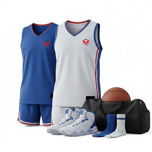 Uniforme de Baloncesto Personalizado al por Mayor, 100% Poliéster, Alta Calidad, Suave y Transpirable, Servicio OEM, Colores Resistentes a la Decoloración - Product Image 1