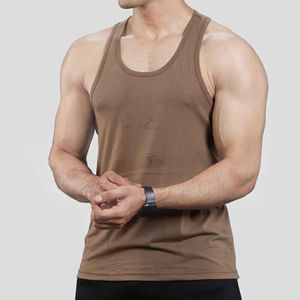 Débardeurs de sport d'été pour hommes, très demandés - Écologiques, séchage rapide, respirants, couleur et taille personnalisables, vêtements de fitness de haute qualité - Product Image 1