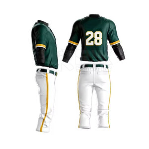 Ensemble de vêtements de sport pour le baseball, uniforme de baseball, jersey et pantalon d'entraînement confortables en polyester doux au toucher - Product Image 5