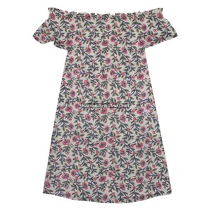 ชุดเดรสเปิดไหล่สไตล์วินเทจสำหรับปาร์ตี้ฤดูร้อนสุดเซ็กซี่ - Product Image 3