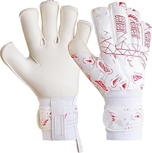 Gants de gardien de but sportifs de haute qualité, respirants, en cuir, unisexes, légers, pour football/soccer, gants élégants de fabrication supérieure - Product Image 3