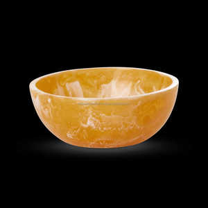 "Bol artisanal en résine époxy Pièce d'art décoratif unique pour bureau à domicile ou cadeau Bol en acrylique de conception inspirée de l'océan - Product Image 2