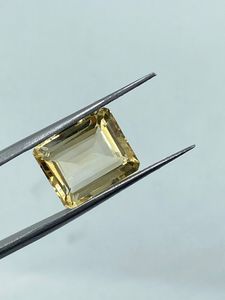 Pierre précieuse naturelle Citrine de qualité supérieure, taille baguette, qualité supérieure, 5,75 carats, 10x12 mm - Product Image 6