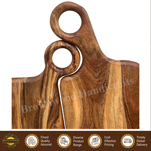 Fabricant indien de planches à charcuterie en bois multi-usages, design unique, meilleure qualité, planche à découper en bois d'acacia - Product Image 6