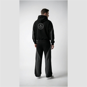 ชุดวอร์มมีฮู้ดสำหรับผู้ชาย ชุดลำลองแนวสตรีทแวร์ ชุดกีฬาจ็อกเกอร์ ชุดออกกำลังกาย ชุดวิ่ง ชุดกีฬา - Product Image 2