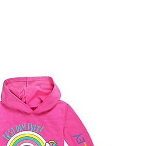 Sudadera con Capucha Rosa, Estampado de Unicornio y Arcoíris, Sudadera Premium Cómoda, Felpa de Algodón Suave, Ropa Moderna - Product Image 4