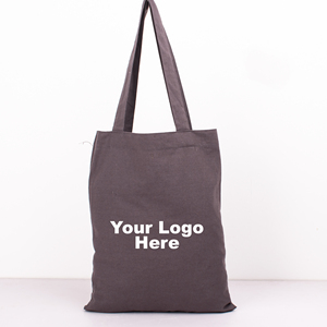 Sac réutilisable multifonctionnel en coton fait main avec impression de logo personnalisé, sac publicitaire promotionnel pour les courses - Product Image 3