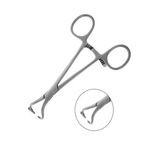 Pinzas manuales de reducción ósea de acero inoxidable, juego de instrumentos quirúrgicos ortopédicos para cirugía general, alineación precisa de fracturas - Product Image 3