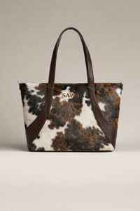 Bolso Tote de Verano de Lujo con Pelo Natural en Cuero Genuino, Bolso de Hombro de Piel de Vaca para Mujer LHTB-0037 - Product Image 3