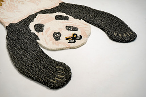 Alfombra de Lana Tejida a Mano con Diseño de Animales, Alfombra Personalizada para Decoración del Hogar, Proveedor de Alfombras para Sala de Estar - Product Image 3