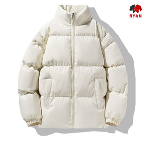 เสื้อแจ็คเก็ตพัฟเฟอร์ผู้ชายแบบสั่งทำพิเศษสำหรับฤดูหนาว คอตั้ง ปิดด้วยซิป โลโก้สั่งทำด้านหน้า ผ้าระบายอากาศได้ดี - Product Image 3