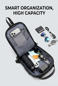 Bolso de hombro para hombre, elegante bandolera, bolso de mensajero, ligero, para viajes, trabajo, informal, duradero, a la moda, para uso diario - Product Image 5