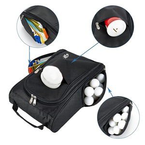 Factory Direct Supply Multipurpose <b>Canvas</b> Fashion Golf Shoes Bags Personalized Custom Logo Print Shoes Bags For Adults - Product Image 3