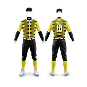 Conjunto de Pantalones Grises con Ribete Blanco y Camiseta de Béisbol Negra Personalizada Unisex, Transpirable, Absorbente de Humedad, Ecológico, de Manga Corta para Invierno - Product Image 2