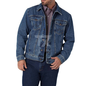Veste en jean décontractée de haute qualité pour homme, veste d'extérieur décontractée pour l'automne, manteau en jean boutonné, veste en jean oversize pour homme - Product Image 1