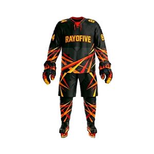 ชุดเสื้อผ้ากีฬาฮอกกี้น้ำแข็งที่ใส่สบาย น้ำหนักเบา ขายดี ราคาพิเศษ - Product Image 1