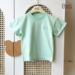 T-shirt d'été pour enfants, unisexe, vêtements pour garçons et filles, coton extensible respirant, haut à manches courtes, fabriqué au Vietnam, toucher ultra-doux - Product Image 6