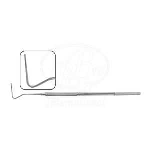 เครื่องมือตรวจฟันม้า ปลายบาง ทำจากสแตนเลส ขนาด 15 นิ้ว สำหรับการตรวจฟันและการดูแลช่องปากม้า - Product Image 2