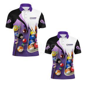 Polo de billard élégant, vêtements de sport d'équipe pour les salles de billard et la compétition, fabriqué au Pakistan - Product Image 2