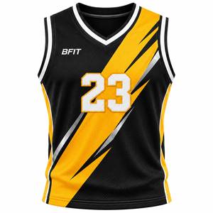 Ensemble d'uniformes de basketball respirants imprimés pour adultes – Maillot sans manches et short en mesh pour entraînement – Kit d'équipe personnalisé - Product Image 5