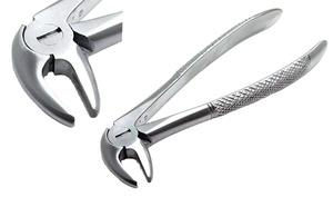 Forceps d'extraction dentaire en acier inoxydable à motif anglais, extracteur de dents, instrument dentaire professionnel - Product Image 2