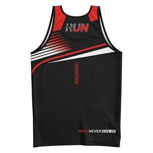 Camiseta Deportiva de Poliéster Sublimada con Diseño Personalizado, Cuello Redondo, Sin Mangas, para Maratón, Deportes de Equipo, Elástica y de Secado Rápido, MOQ Bajo - Product Image 2
