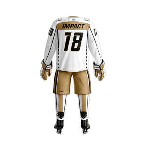 Nouveaux uniformes de hockey sur glace à prix avantageux, très demandés, 100% polyester, logo personnalisé, vêtements de sport haute performance, uniformes de hockey sur glace de haute performance - Product Image 3