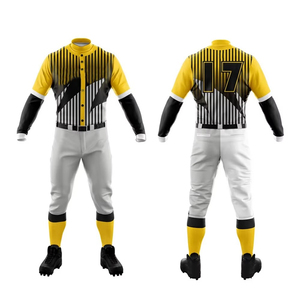 Vêtements de sport, uniforme de baseball, nouveau design, uniforme de baseball 100% polyester, uniforme de baseball à vendre - Product Image 3