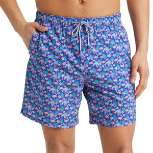 Shorts de baño para hombre, suaves y de secado rápido, para playa, piscina, deportes acuáticos y uso en vacaciones al aire libre. - Product Image 2