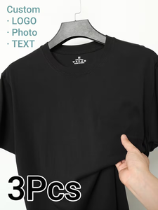 Custom Breathable Compressed Polyester T-Shirt Large Area Customization Chest/Street Loose Fit Perfect Gift Personalized Couple - Product Image 6