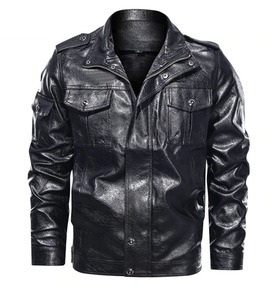Nouvelle veste en cuir pour homme de style super doux, entièrement personnalisée avec une fermeture boutonnée sur le devant en cuir de vache 100% original - Product Image 1