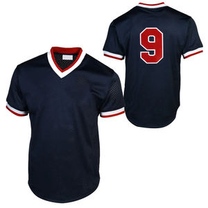 Fabricante de Camisetas de Béisbol, Uniformes de Equipo OEM, Manga Corta, Estampadas, Tallas Grandes, Secado Rápido, Transpirables, Ropa Deportiva de Poliéster - Product Image 5