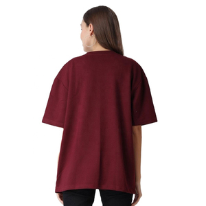 เสื้อยืดคอตตอน 100% แบบ OEM/ODM คอกลม ทรงโอเวอร์ไซส์ ระบายอากาศได้ดี ปักโลโก้ตามสั่ง เสื้อยืดใส่สบายสำหรับฤดูร้อน - Product Image 4