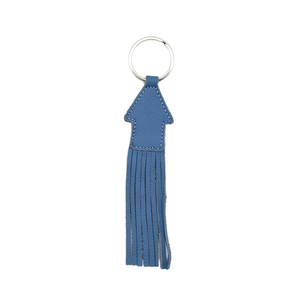 High Quality Customized <b>Keyrings</b> Durable Cartoon Style House Shaped Fringes Fashionable Keychain Pendant Gift Charm Wholesale - Product Image 1