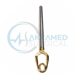 High Quality Yasargil Temporary Occlusion Clip 17mm Straight Jaw Stainless Steel <b>Neurosurgery</b> <b>Instrument</b> CE Certified - Product Image 2